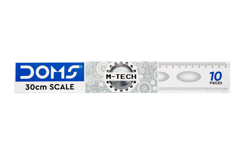 DOMS M TECH SCALE 30 CM (PACK OF 10)