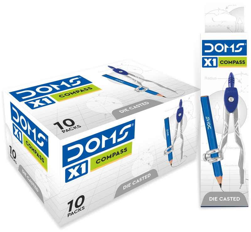 DOMS X1 COMPASS (PACK OF 10)