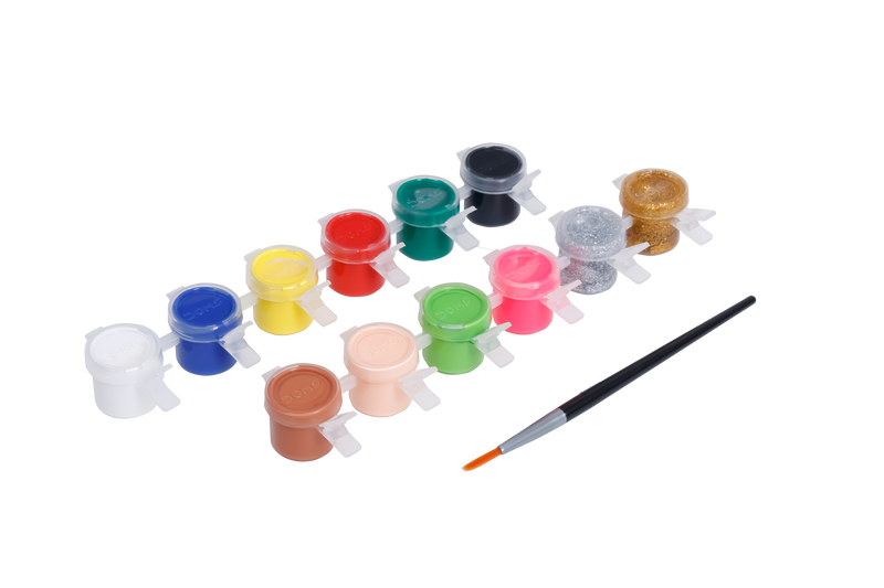 DOMS TEMPERA COLOUR 12 SHADES (PACK OF 10)