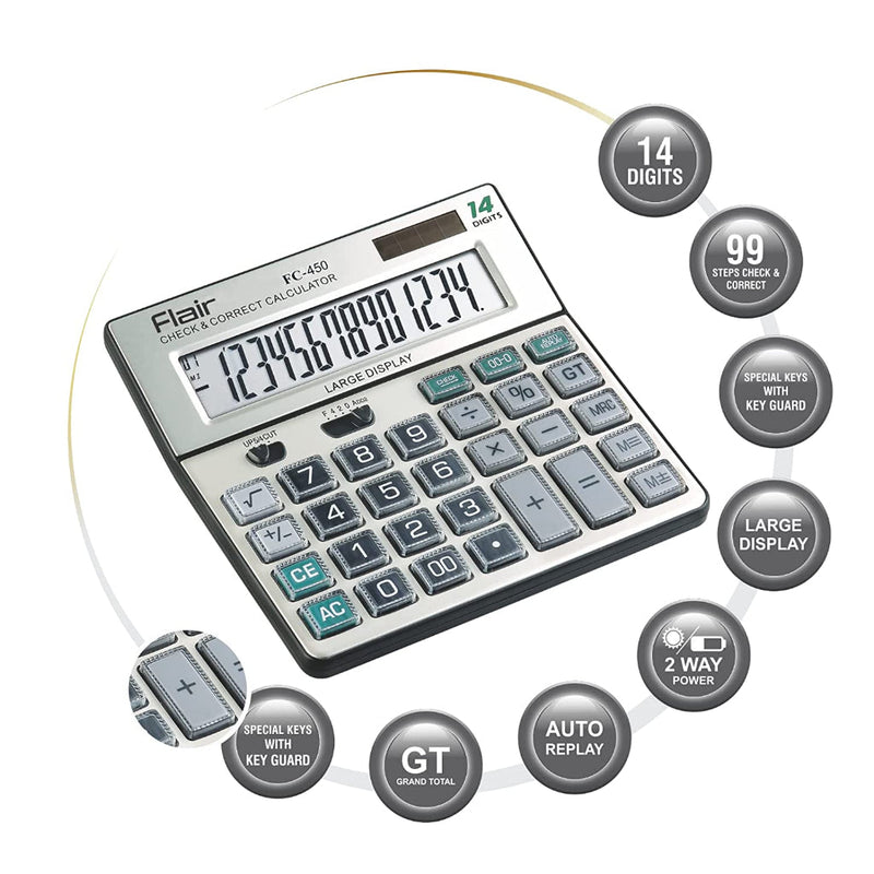 Flair 134356 Fc - 450 Basic Calculator