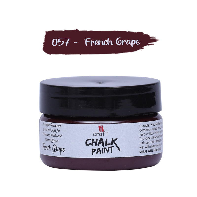 iCraft Chalk Paint -French Grape, 50 ml