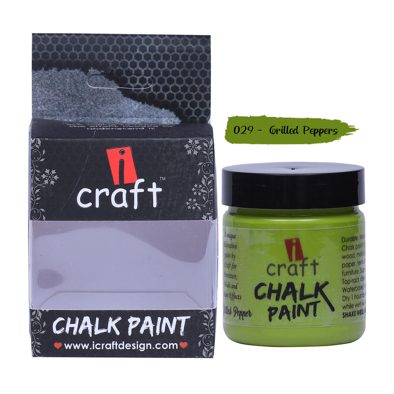 iCraft Chalk Paint -Grilled Peppers, 100ml