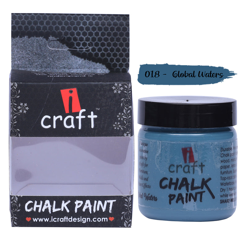 iCraft Chalk Paint -Global Water, 100ml