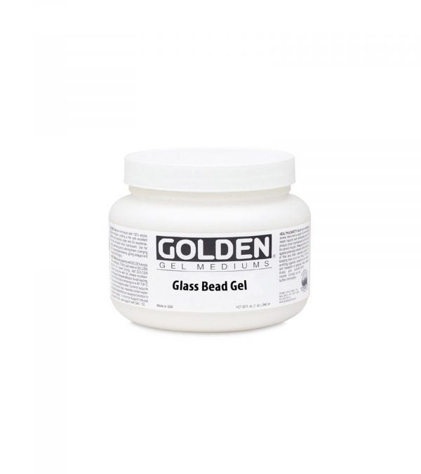 Golden Gel Mediums Glass Beads Gel 946 ML