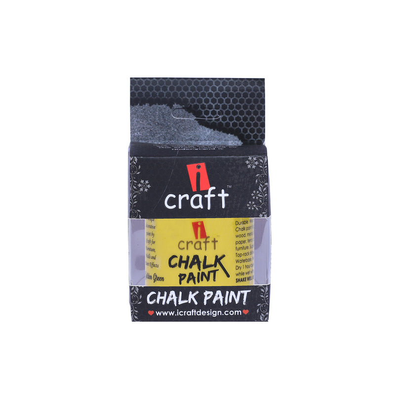 iCraft Chalk Paint -Golden Green, 100ml