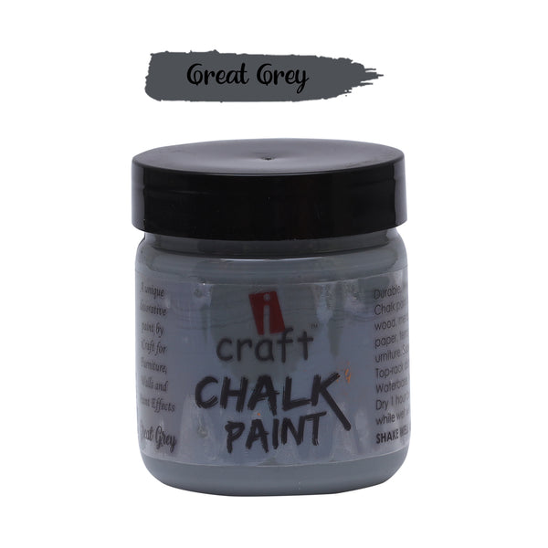 iCraft Chalk Paint -Great Grey, 100 ml