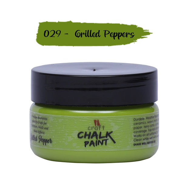 iCraft Chalk Paint -Grilled Peppers, 50ml