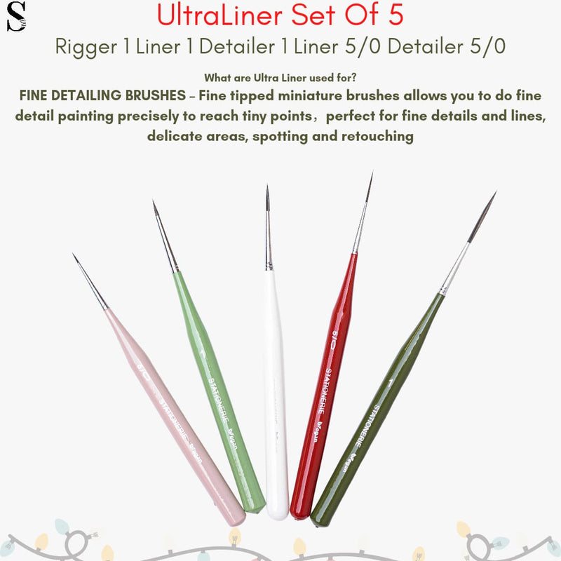 Stationerie UltraLiners Set Of 5 Christmas Special