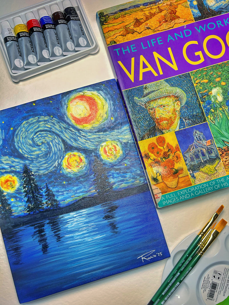 Sip & Paint : Van Gogh Painting Workshop with Art Educator Ruchita Nandi