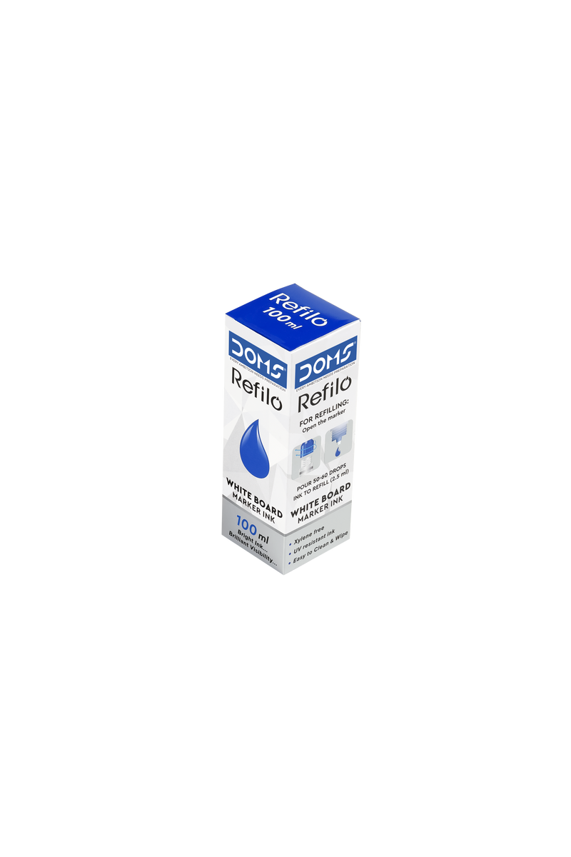 DOMS REFILO WHITE BOARD MARKER INK BLUE 100 ML