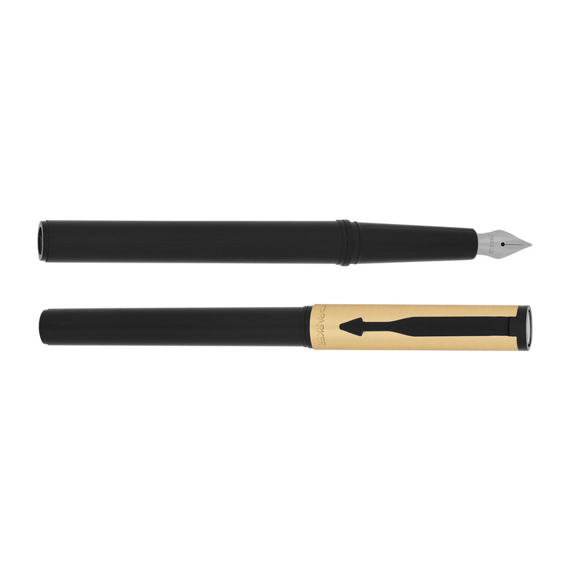 Parker Beta Premium Fountain Pen, Gold Cap Coated Clip