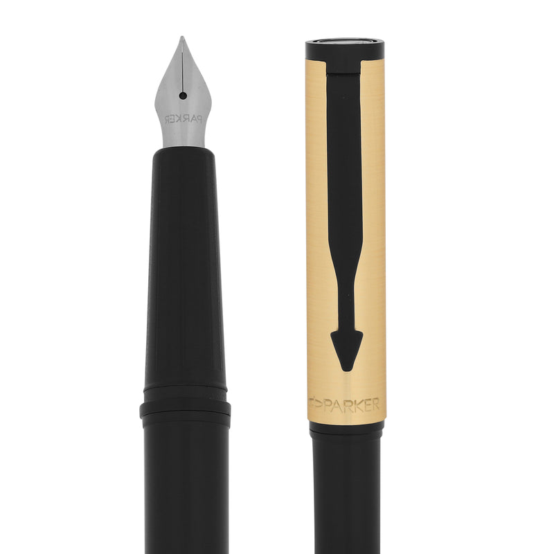 Parker Beta Premium Fountain Pen, Gold Cap Coated Clip