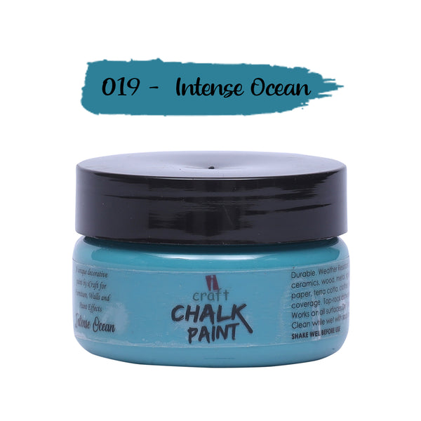 iCraft Chalk Paint -Intense Ocean, 50ml