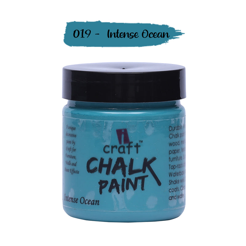 iCraft Chalk Paint -Intense Ocean, 100ml