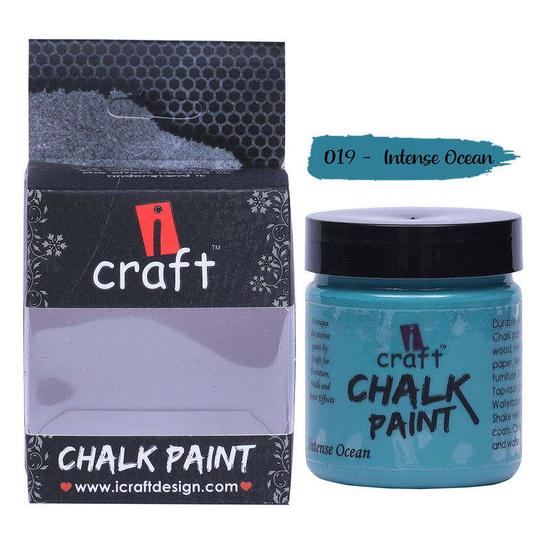iCraft Chalk Paint -Intense Ocean, 100ml