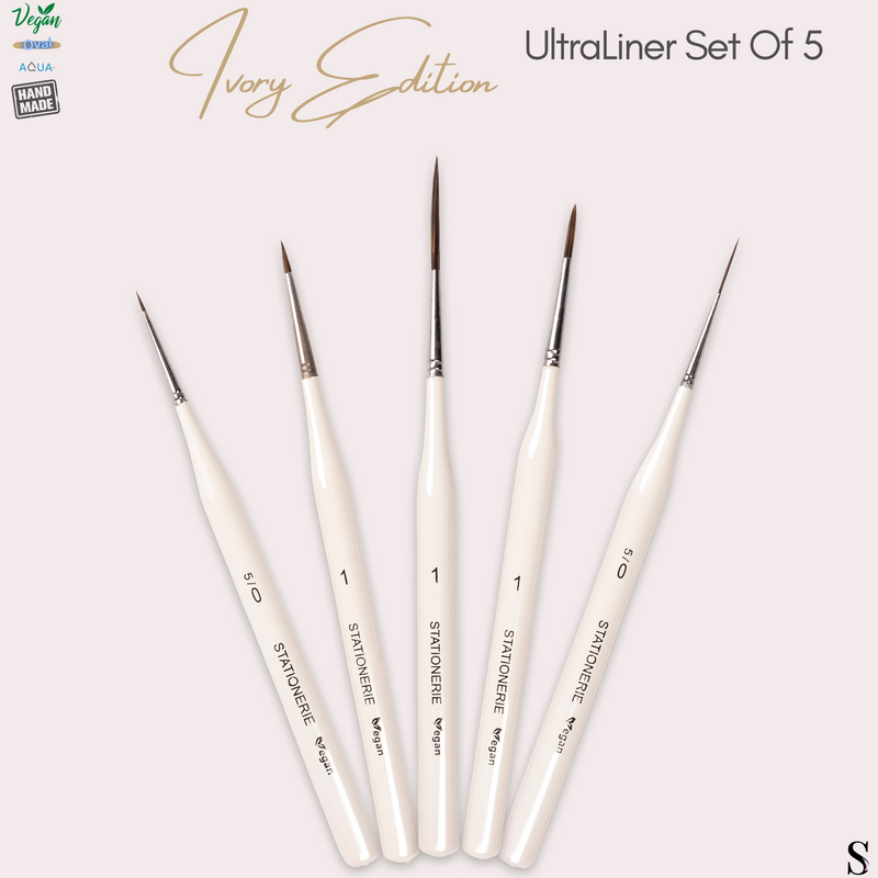 Stationerie UltraLiners Set Of 5 Ivory Edition