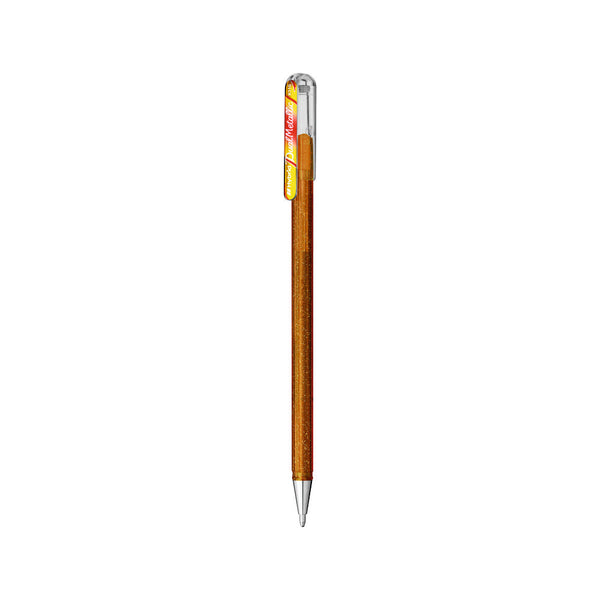 Pentel K110-DMXX Hybrid Dual Metallic Gel Roller Pen - Gold/Metallic Red & Gold