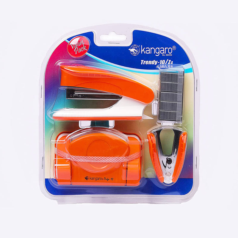 Kangaro Combo Pack/Sets Trendy-10/Z4 Orange With Ivory Base