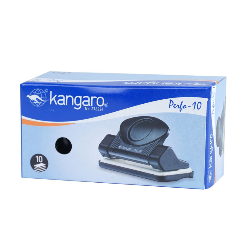 Kangaro Paper Punches Perfo-10 Black With Ivory Base