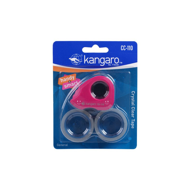 Kangaro Tape Dispenser Cc-110 Fuchsia Pink