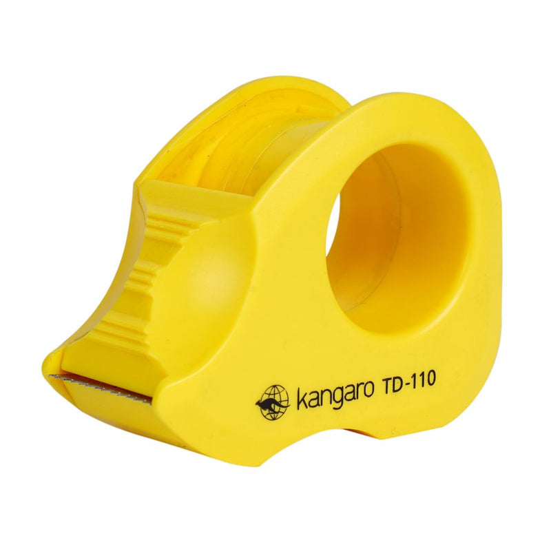 Kangaro Tape Dispenser Cc-110 Lemon Yellow