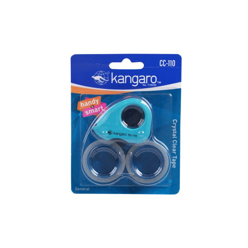 Kangaro Tape Dispenser Cc-110 Turquoise Blue