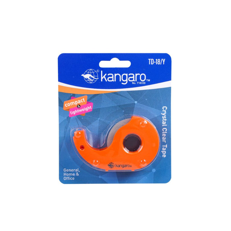 Kangaro Tape Dispensers Td-18Y Orange