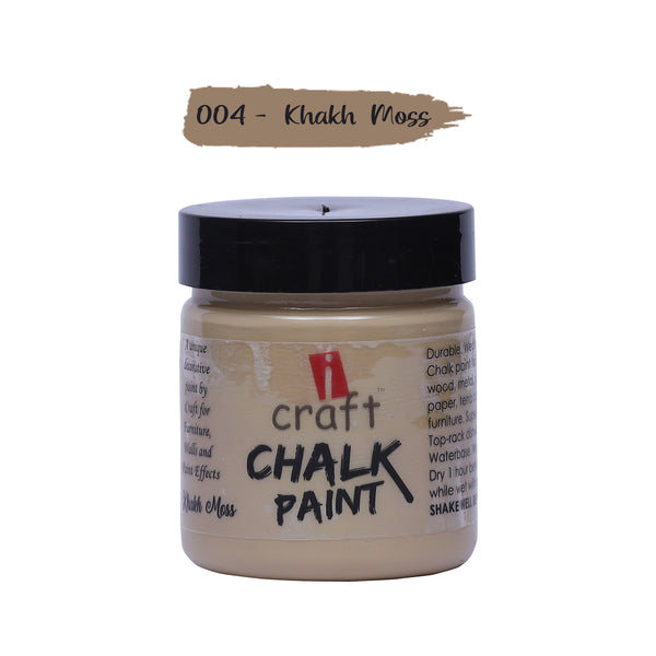 iCraft Chalk Paint -Khakhi Moss, 100ml