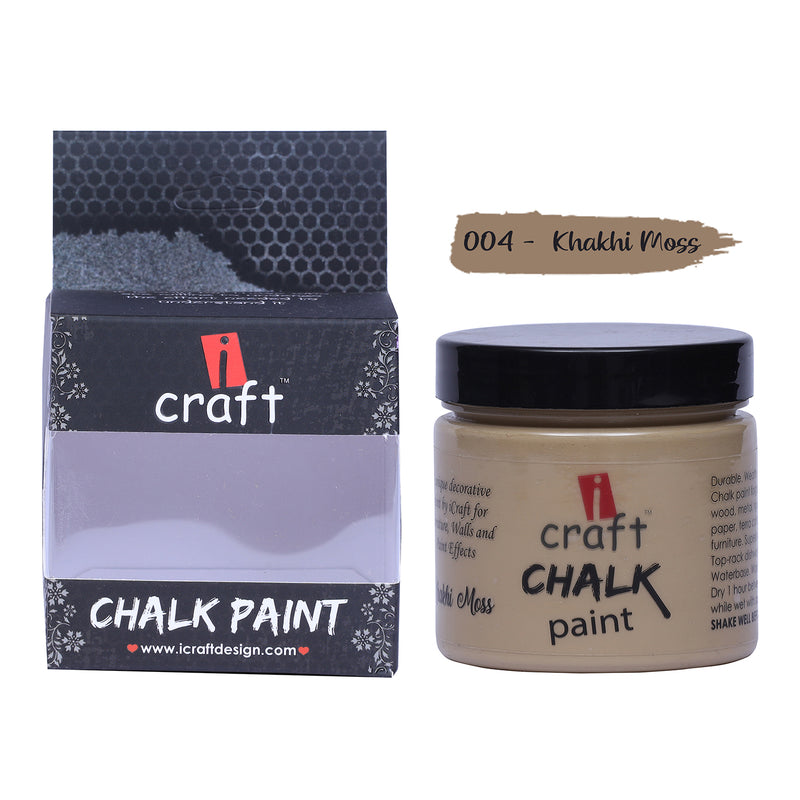 iCraft Chalk Paint -Khakhi Moss, 250ml