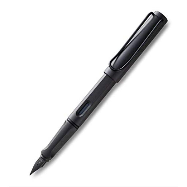 Lamy Safari 017 Fountain Pen Medium Matte Black With Black Plated Clip