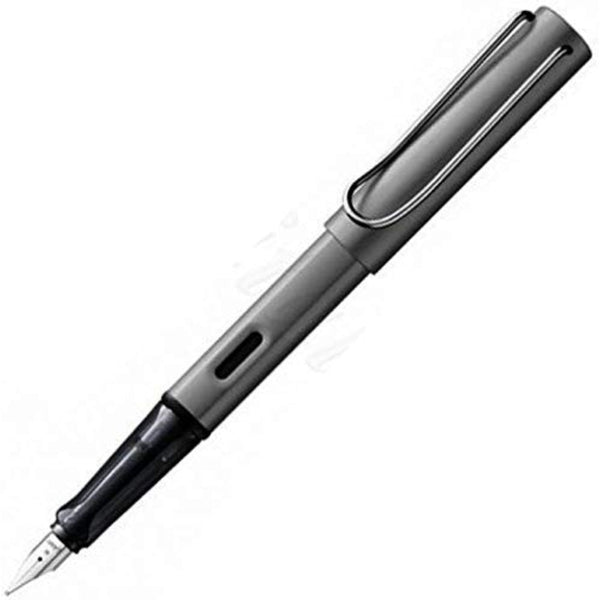 Lamy Al-Star A026 Fountain Pen Fine Graphite With Chrome Metal Clip