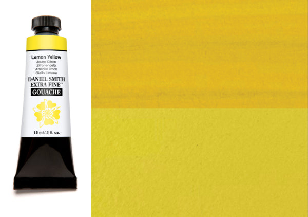 DANIEL SMITH Extra Fine Gouache Color Lemon Yellow 15ml