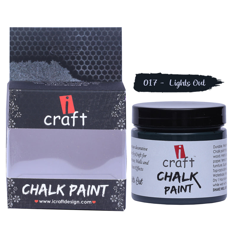 iCraft Chalk Paint -Light Out, 250ml