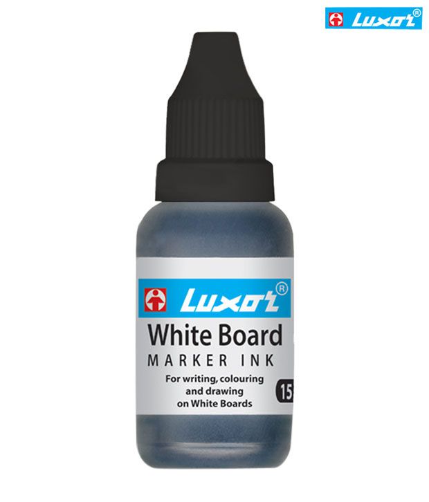 Luxor Black White Board Marker Ink (Set Of 10 Pcs)