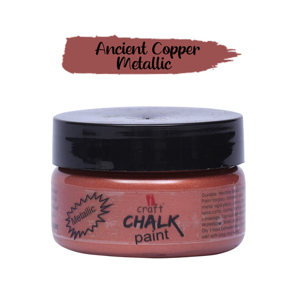 iCraft Metallic Chalk Paint 60ml-Ancient Copper