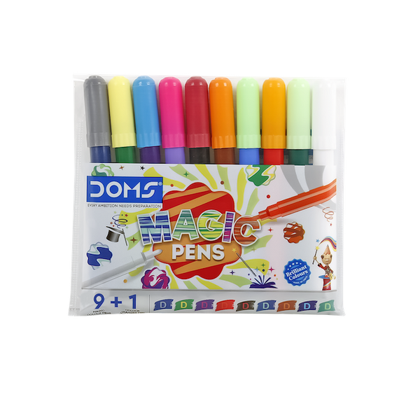 Doms magic pens review & unboxing/Colour changing pens/Stationery haul\  HandWriting #doms #unboxing 