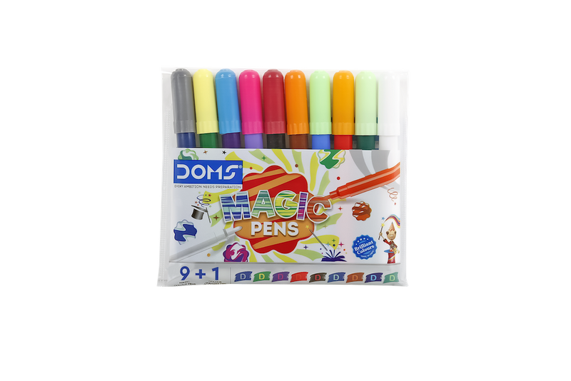 DOMS MAGIC PEN 9+1  (PACK OF 5)