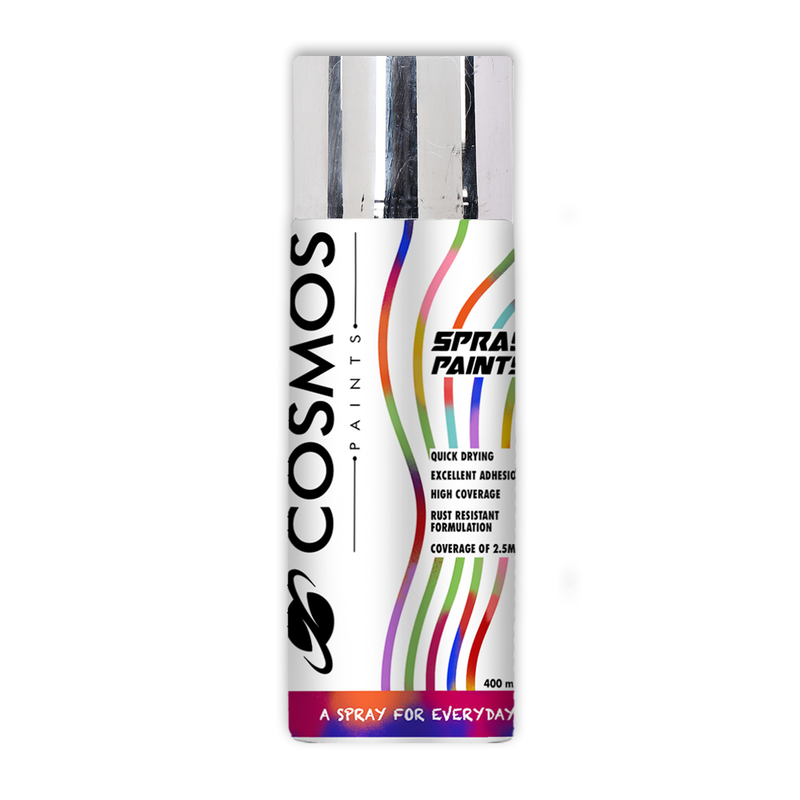 COSMOS PAINTS -Spray Paint in Mirror Chrome, 400ml