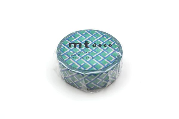 mt Washi Japanese Masking Tape , 15mm x 7 mtrs Shade – Mesh Green