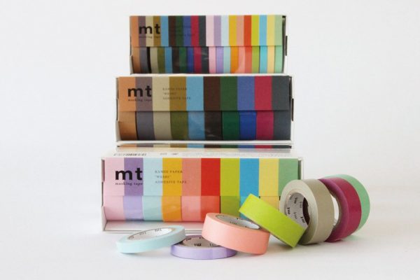 mt Washi Japanese Masking Tape, 7 mm x 10 mtrs Shade – Light & Dark, ( Pack Of 20 )