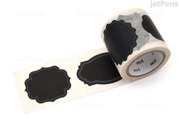 mt Washi Japanese Masking Tape, shade- Blackboard Label, 35mm x 3 mtrs (Pack of 1)