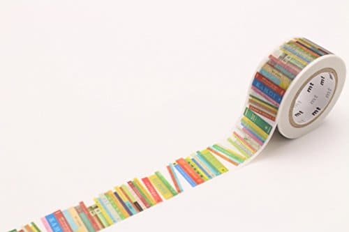 mt Washi Japanese Masking Tape EX Series, 23 mm x 3 mtrs Shade -Books,( Pack Of 1 )