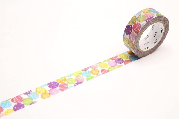mt Washi Japanese Masking Tape EX Series, 15 mm x 7 mtrs Shade – YoYo balloon,