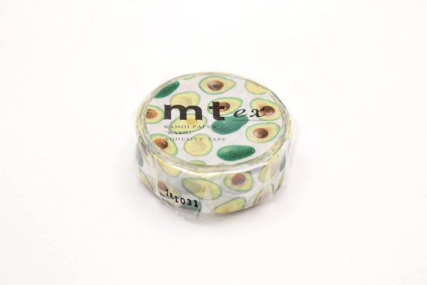 mt Washi Japanese Masking Tape EX Series, 15 mm x 7 mtrs Shade – Avocado