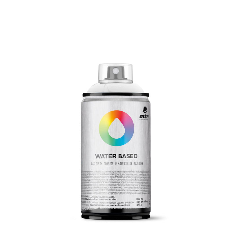 MTN Spain Water Based Spray Paints 100ML - Titanium White
