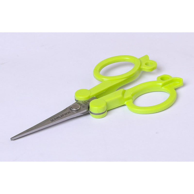 Munix Scissors For Home/Office Fl-1243 112Mm Foldable Green