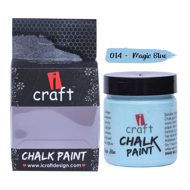 iCraft Chalk Paint -Magic Blue, 100ml
