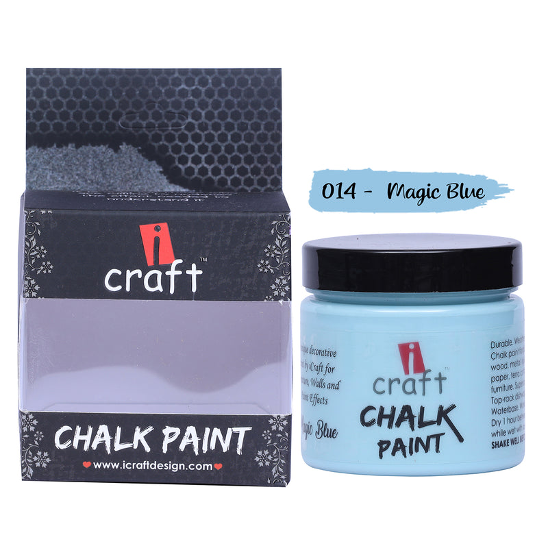 iCraft Chalk Paint -Magic Blue, 250ml