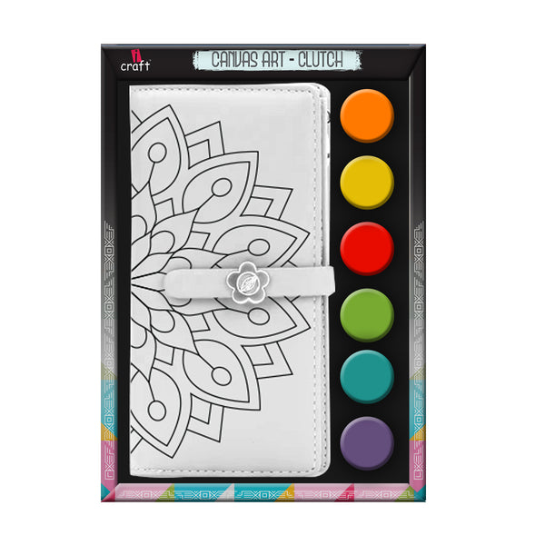 iCraft DIY Canvas Clutch - Mandala