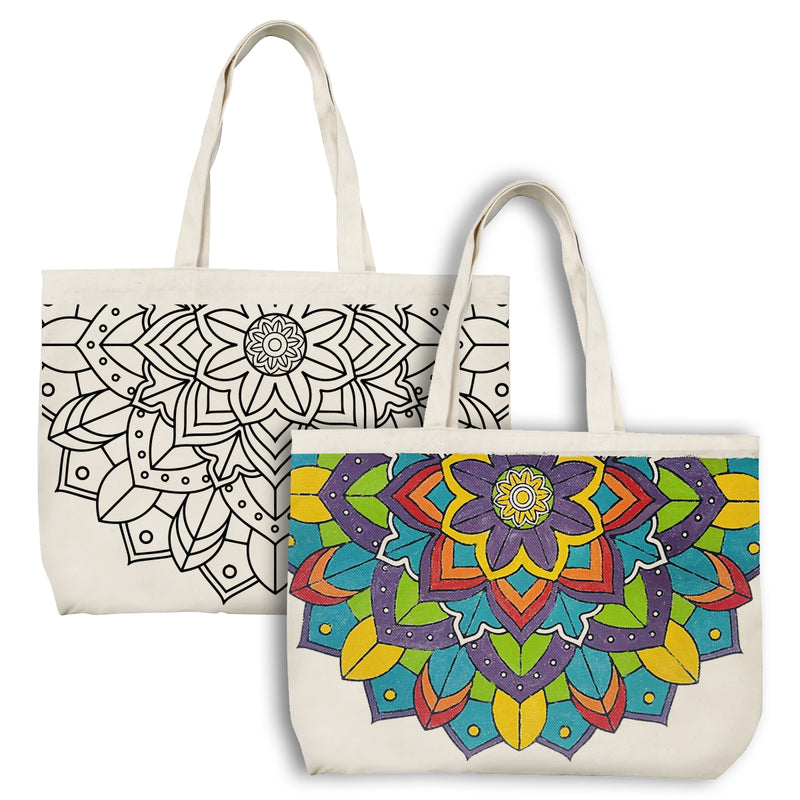 iCraft DIY Canvas Tote  Bag-Mandala